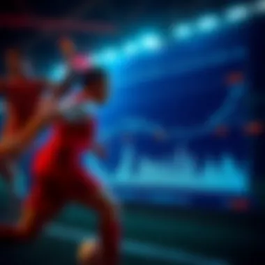 Sports Betting Analytics Overview Visual representation of sports betting analytics