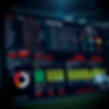 Statistics dashboard for football betting