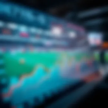 Graph showing betting statistics and trends