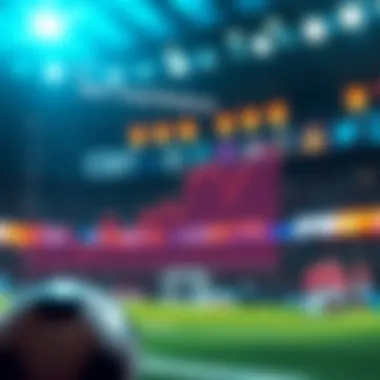 Graph showcasing betting trends