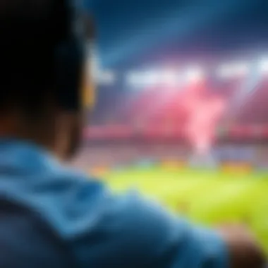 Real-time match streaming interface