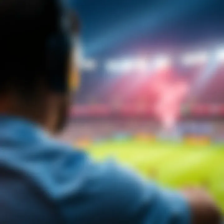 Real-time match streaming interface