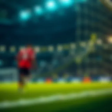 Visual representation of data analytics in betting