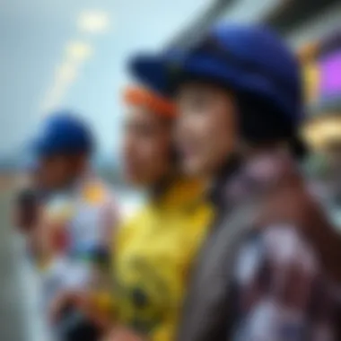 Customer service in Korean racing