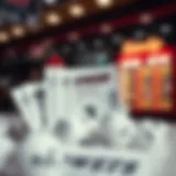 Representation of lottery tickets and digital platforms