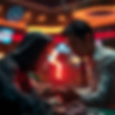 The Internal Battle of Gambling Addiction Illustration symbolizing the internal struggle of addiction