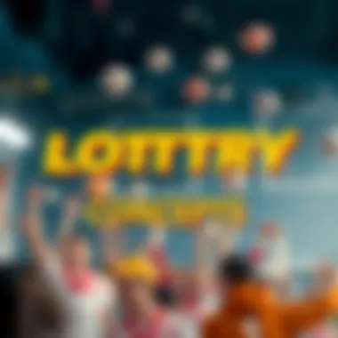 Visual representation of lottery concepts