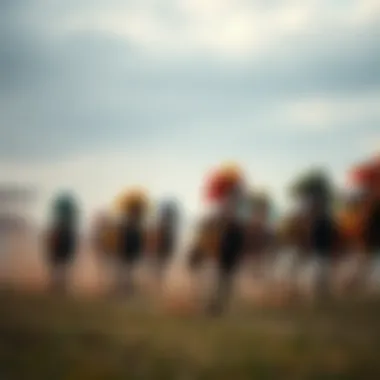 Evolution of Horse Racing Historical timeline showcasing the evolution of horse racing.
