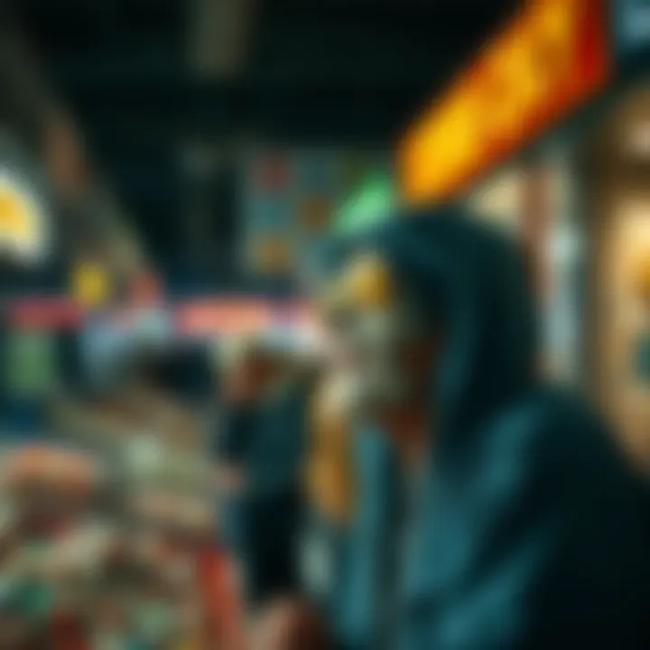 Artistic representation of the impact of lotteries on society