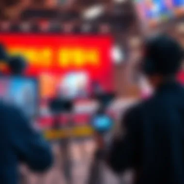 Live broadcasting setup for Korean lottery