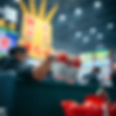 A graphical representation of potential winnings from Korean lottery games