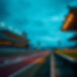 Majestic view of Let’s Run Park showcasing its iconic racetrack