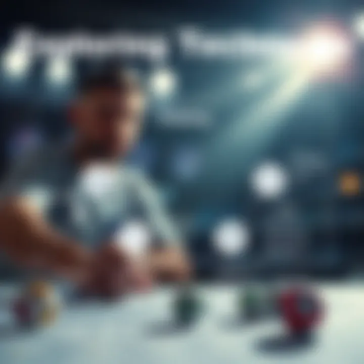 An analytical diagram showcasing various lottery drawing techniques