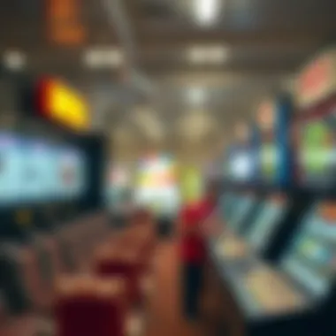 A digital platform showcasing lottery games