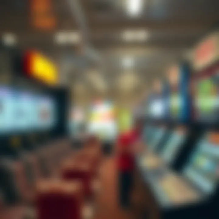 A digital platform showcasing lottery games