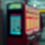 A modern lottery machine showcasing advanced technology
