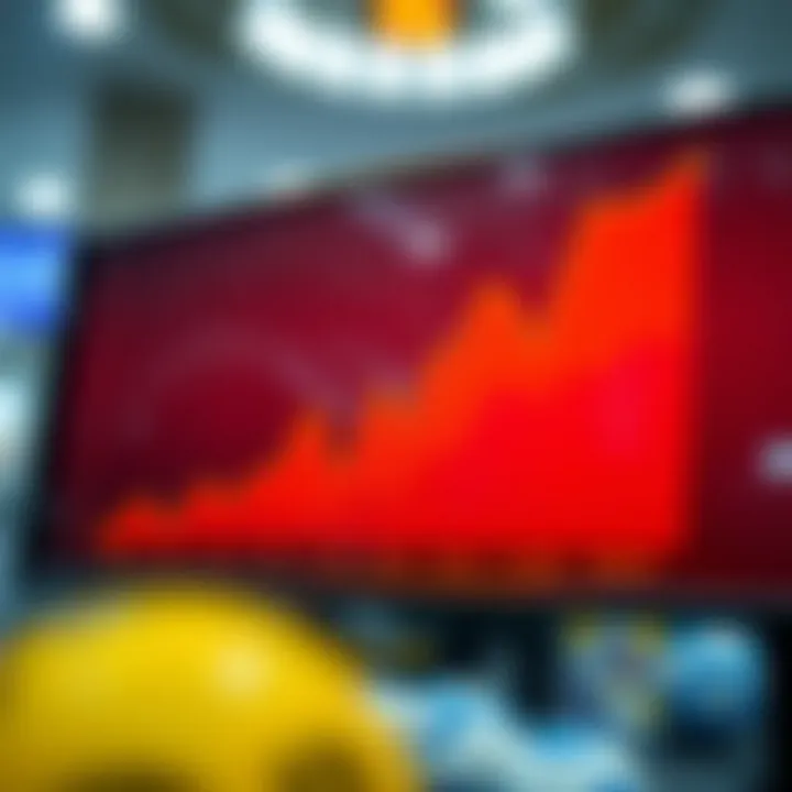 Graph depicting lottery number trends