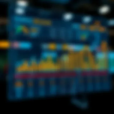 An analysis chart displaying statistical trends in lottery betting.