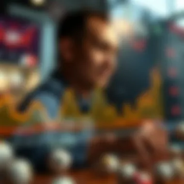 Analyzing Lottery Trends Graph depicting lottery statistics