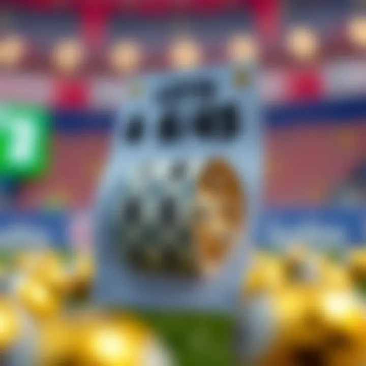 Illustration of Lotto 6/45 ticket showcasing its unique structure