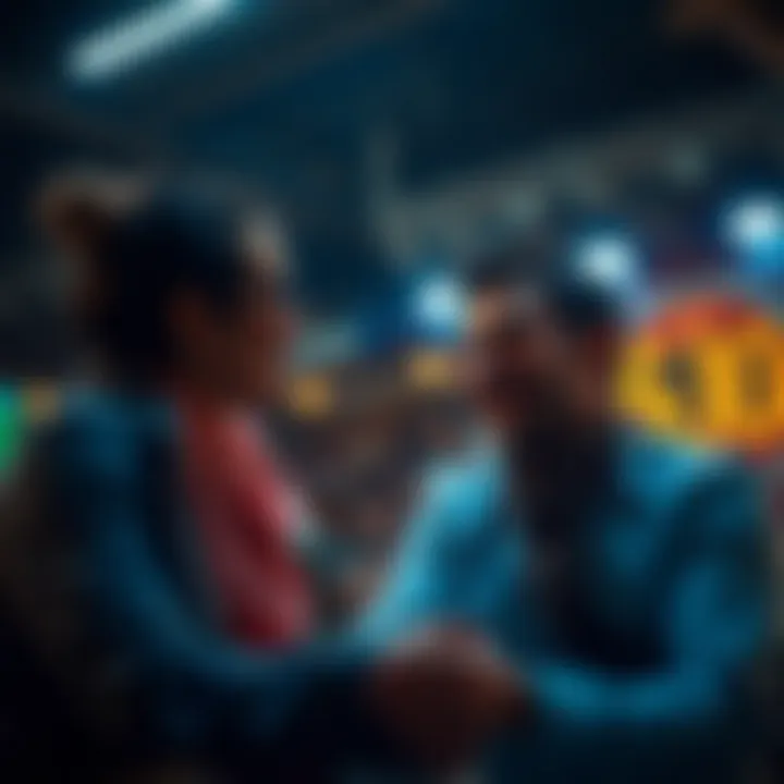 Communicating with family and friends about winnings