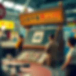 An intricate illustration showcasing the historical evolution of lottery draws across various countries.