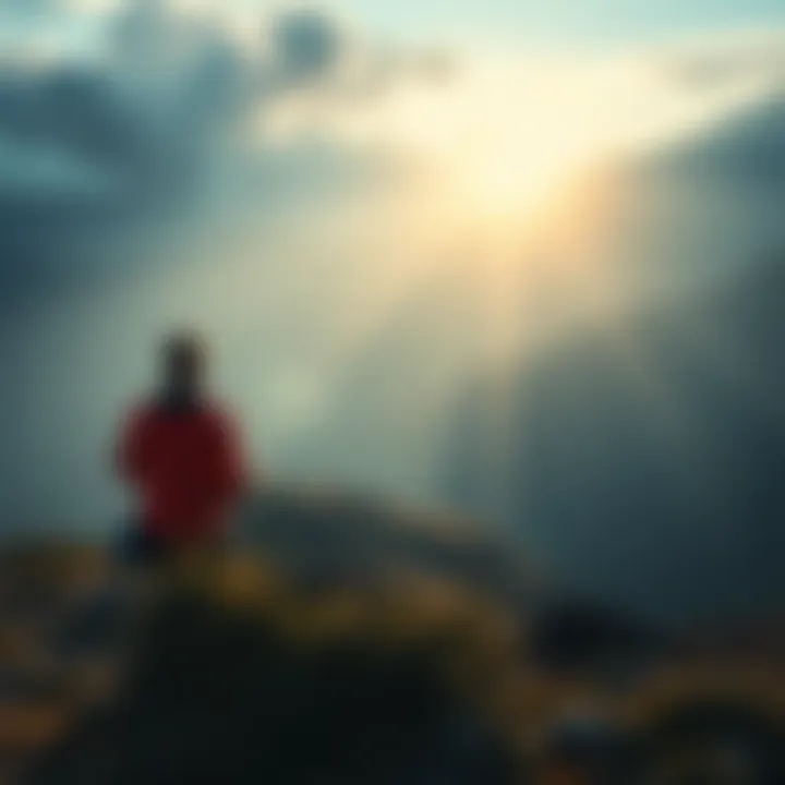 The Journey of Transformation A serene landscape symbolizing a new beginning