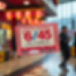 Visual representation of a lottery ticket design