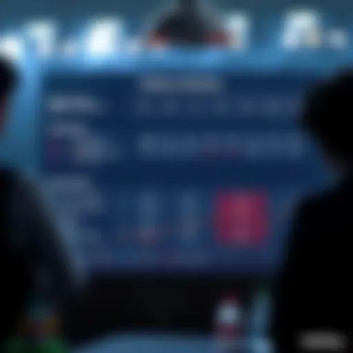 Visual representation of lottery statistics analysis