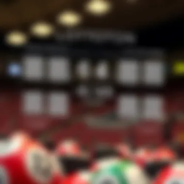 A conceptual diagram illustrating strategic approaches to selecting Lotto numbers