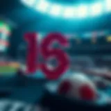 Visual representation of number significance in gambling