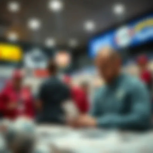 Lotto ticket selection process