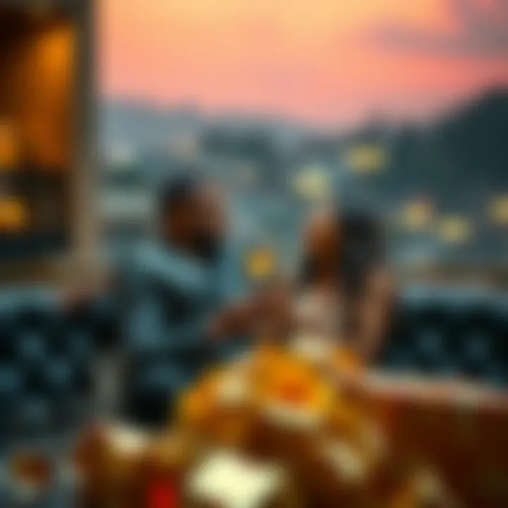 A luxurious lifestyle symbolizing newfound wealth