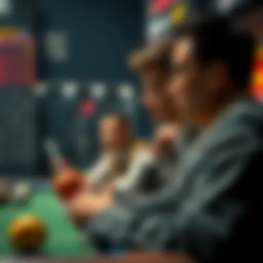 Visual representation of betting strategies
