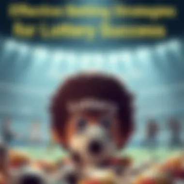 Infographic on betting strategies for lottery