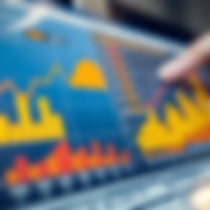 Chart displaying lottery statistics and trends