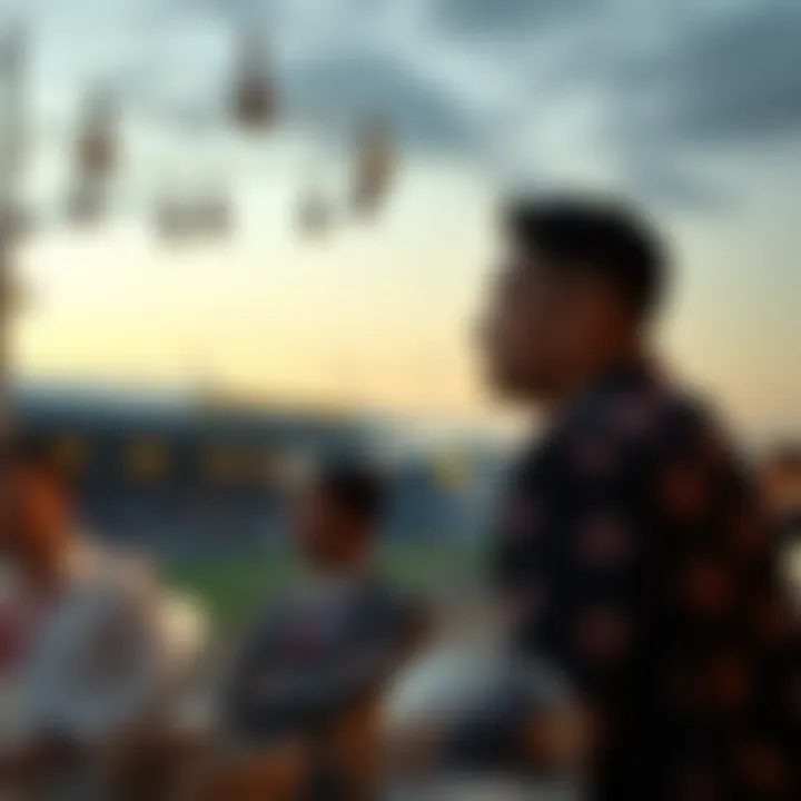 A tranquil scene illustrating the psychological aspects of betting