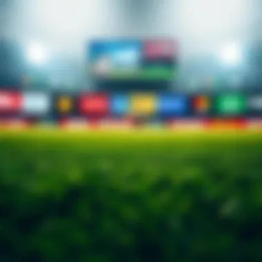 Diverse Streaming Platforms for Soccer Fans Various logos of popular online streaming platforms for soccer broadcasts.