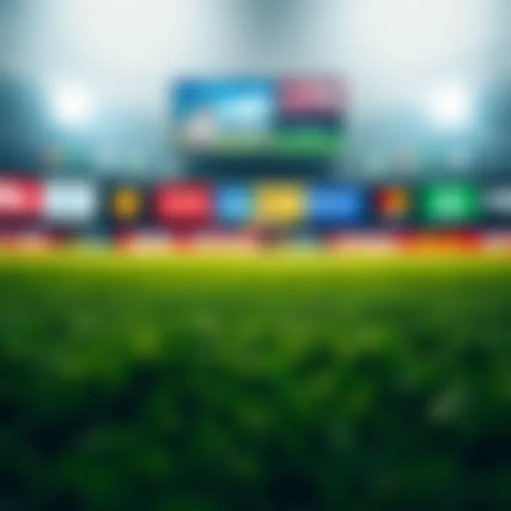 Diverse Streaming Platforms for Soccer Fans Various logos of popular online streaming platforms for soccer broadcasts.