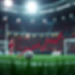 Graph illustrating betting odds trends