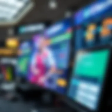 Various sports betting platforms and their interfaces