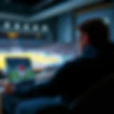 Engaging in Live Sports Streaming A person watching a live sports stream on a laptop