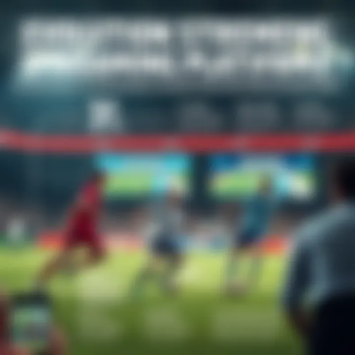 A detailed infographic illustrating the evolution of sports real-time streaming sites.