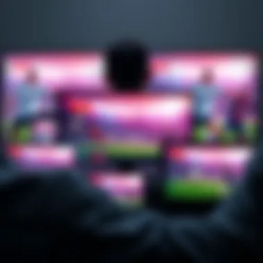 A collage of devices streaming SportyV content