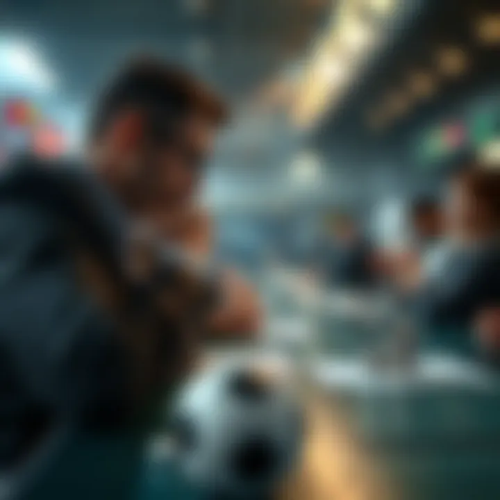 Visual representation of decision-making in betting