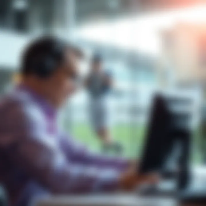 A race analyst reviewing betting strategies