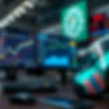 Illustration of data analysis tools used in sports betting