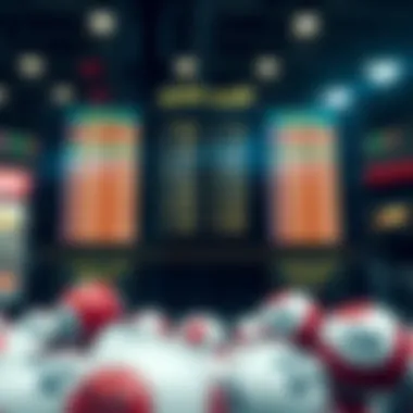 Data visualization of recent lottery results