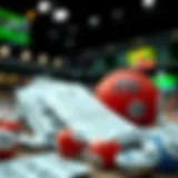 Conceptual representation of lottery tickets and sports betting