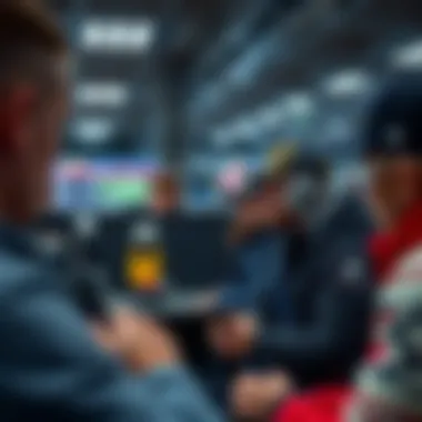 Users engaging with the portal